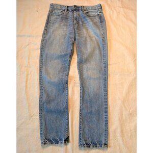 J. Crew Kaihara Denim Japanese Jeans Style 770 Faded Light Waist Slim 32x34